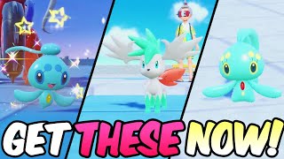 Get these 3 Shiny Mythicals NOW in Pokemon Scarlet Violet [upl. by Aimo]