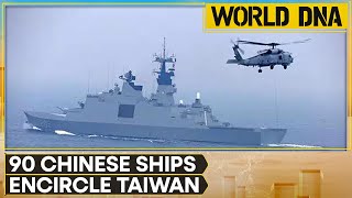 Tensions Rise In Taiwan Strait Beijing Flexes Military Muscles Amid USTaiwan Deepening  WION [upl. by Henleigh]