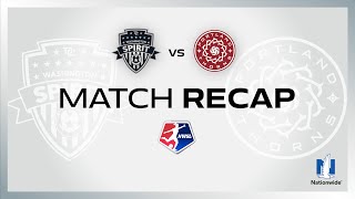 FULL HIGHLIGHTS  Washington Spirit vs Portland Thorns FC [upl. by Utta]