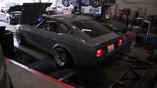 Holset hx35r Datsun 240z s30z l28et dyno pull [upl. by Robbin]