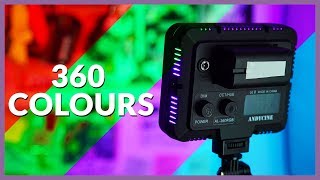 Cheap RGB Light  AL360RGB Review  The Film Look [upl. by Sivert]