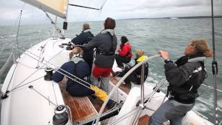 How to avoid a Chinese gybe when sailing downwind [upl. by Hewe]