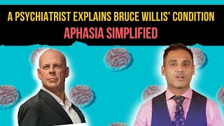 What is Aphasia  Types of Aphasia  A Psychiatrist Explains Bruce Willis Condition [upl. by Einrae193]