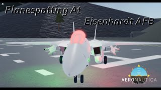 Planespotting at Eisenhardt Air Force Base  Aeronautica  Roblox [upl. by Giguere]