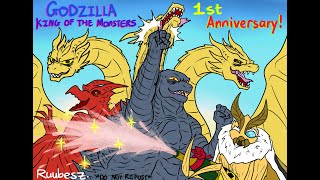 Godzilla KOTM  Godzilla King Of The Monsters 1 Year Anniversary Special Godzilla Comic Dub [upl. by Warford283]