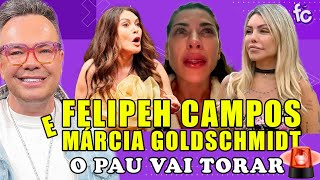 💣FELIPEH CAMPOS E MÁRCIA GOLDSCHMIDT COMENTAM CASOS DE LIZIANE GUTIERREZ E ANA PAULA MINERATO🚨 [upl. by Esdnil]