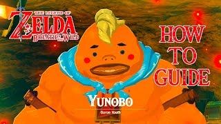 SAVE YUNOBO FROM MONSTERS IN ABANDONED NORTH MINE  ZELDA BREATH OF THE WILD  NINTENDO SWITCH [upl. by Muriah985]