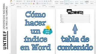 WORD  AVANZADO  ESTILOS Y TABLA DE CONTENIDO INDICE [upl. by Hiett]