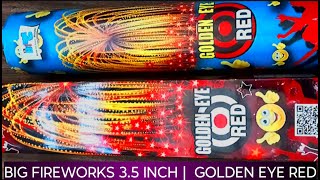 big fireworks 35 inch shell  GOLDEN EYE RED [upl. by Brennan]