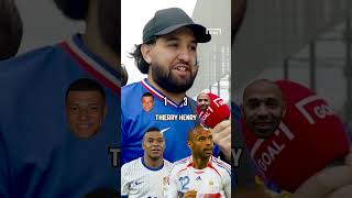 ITS DIFFICULT 😰 KYLIAN MBAPPE v THIERRY HENRY France football fans challenge shorts [upl. by Austreng672]