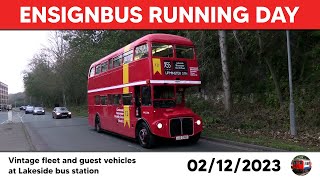 Ensignbus Running Day 02122023 [upl. by Mchugh]