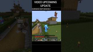 DARKNESS SMP SESSION 2 Upcoming Videos Updatesminecraft minecraftsurvival minecraftsmp funny [upl. by Aleihs]