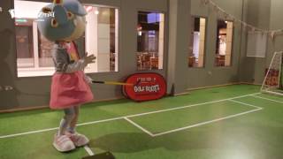 Vita Playing Golf at KidZanias Stadium [upl. by Neerom]