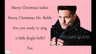 Michael Bublé  Jingle Bells ft The Puppini Sisters Lyrics [upl. by Collie965]