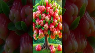 Easy and fast method for planting and growing waxappel fruit trees from fruit seeds gardening [upl. by Akinahs]