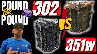 Ford 302 vs 351w Pound For POUND Who You Got Lets Find Out [upl. by Harilda]