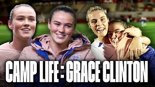 Grace Clinton Chats Debut Callup Reaction First England Goal amp Life With The Lionesses [upl. by Xet]