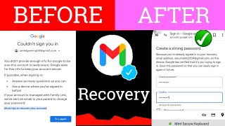 Recover Gmail Account Without Phone or Email  How To Recover Gmail Account 🤳📵 [upl. by Cave175]