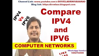 Difference Between IPV4 and IPV6  Compare IPV4 and IPV6  IPV4 vs IPV6  IPV4 versus IPV6  CN [upl. by Paik56]