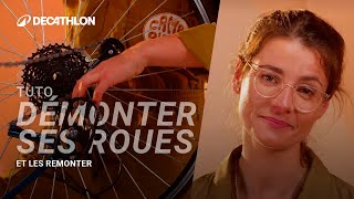 TUTO  Comment démonter et monter ses roues de vélo  🚲 I Decathlon [upl. by Hildegarde]