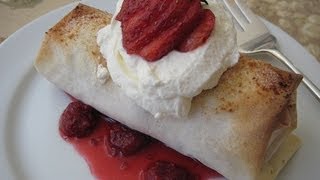 Phyllo Strawberry Dessert [upl. by Quinton]