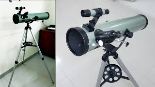 Telescope assembly How to assemble Newtonian reflector telescope F70076How to join telescope parts [upl. by Micheal]