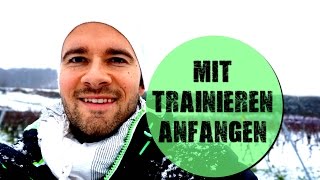 Wie beginne ich mit dem Fitnesstraining  Richtig Trainieren  Anleitung für Anfänger  Einsteiger [upl. by Oetam]