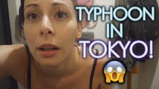 Typhoon in Tokyo 😱 Eng subs  Yuriko Tiger [upl. by Agathe]