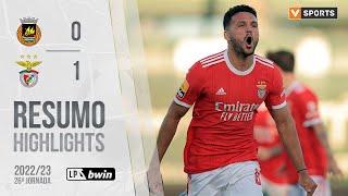 Highlights  Resumo Rio Ave 01 Benfica Liga 2223 26 [upl. by Mieka]