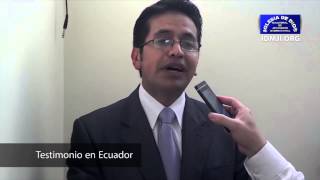 Testimonio de Hermano en Ecuador [upl. by Arlynne775]