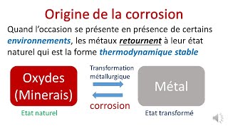 Introduction à la corrosion [upl. by Boaten]