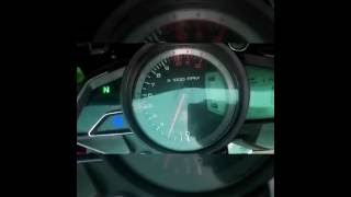 Led tachometerrpm metershift light arduino installed on pulsar RS200 part 3 [upl. by Ahsehyt285]