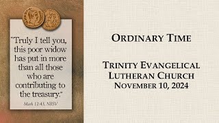 November 10  Ordinary Time [upl. by Ulrich]