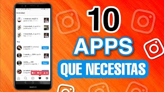 TOP 10 MEJORES APPS para conseguir Seguidores y Likes en Instagram 2020 [upl. by Fritze]