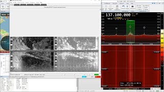 20190210 NOAA19 APT FM  1371 MHz [upl. by Hteazile]