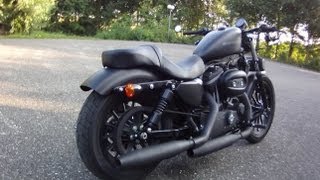 My HarleyDavidson 883N Iron Sportster Matt Black [upl. by Philcox796]