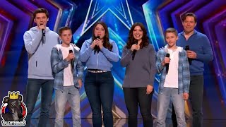 Sharpe Family Singers Full Performance amp Comments  Americas Got Talent 2023 Auditions Week 5 [upl. by Ahsimek]