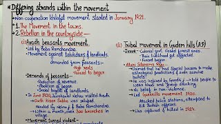 Class10History Ch2 Nationalism in India Part 6Handwritten Notes ConceptImprover [upl. by Noemi]