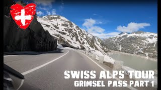 Goldwing Motorcycle Tour Grimsel Pass Part 1 [upl. by Alethia]