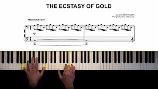 Ennio Morricone The Ecstasy of Gold  Piano Arrangement  Sheet Music [upl. by Natfa634]