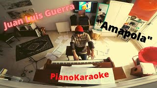 Juan Luis Guerra  Amapola Partitura  PianoKaraoke [upl. by Kimball707]