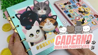 CADERNO ARGOLADO FOFINHO PURRFECT CATS TILIBRA [upl. by Hales]