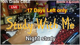 study with me live as a CBSE 10th Grade  study with me live  preparation for Boards class 10 20 [upl. by Refinnaej387]