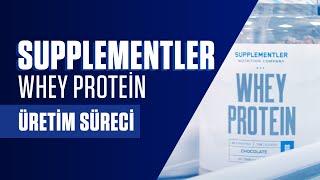 Supplementler Whey Protein Üretim Süreci [upl. by Atsed689]