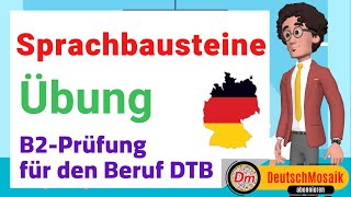 Sprachbausteine  Übung  B2 Prüfung für den Beruf [upl. by Jobi692]