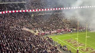 AGGIE WAR HYMN and Entrance Texas AampM Mississippi State Game 2023 [upl. by Tonye24]