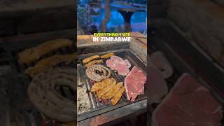 Everything I ate in ZIMBABWE 😋 shorts food [upl. by Engeddi]