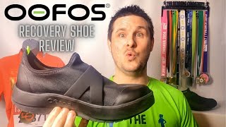 Recovery Shoes For Runners  Oofos Recovery Shoe Review  Plantar Fasciitis Recovery [upl. by Ellenod]