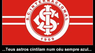 Hino do Internacional Letra [upl. by Aborn]