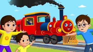 Chuk Chuk Rail Gadi  Nani Teri Morni Ko Mor Le Gaye  FunForKidsTV Hindi Rhymes [upl. by Nyrad875]